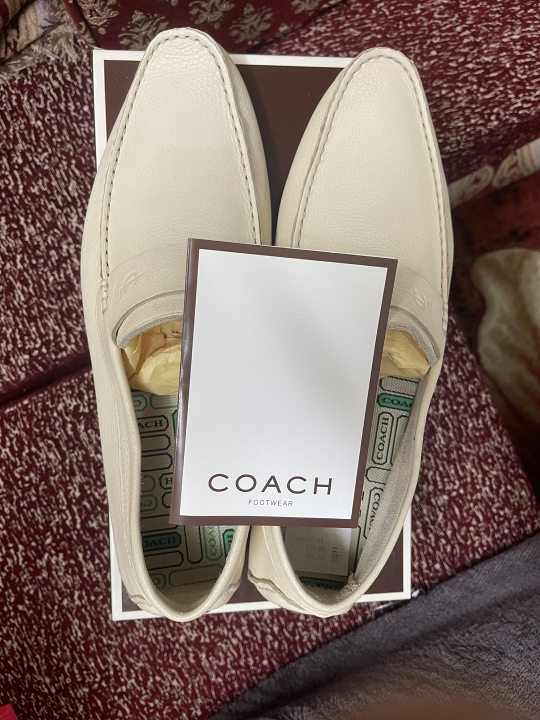 Men's Coach Leather Loafers - Size 10 - photo 4