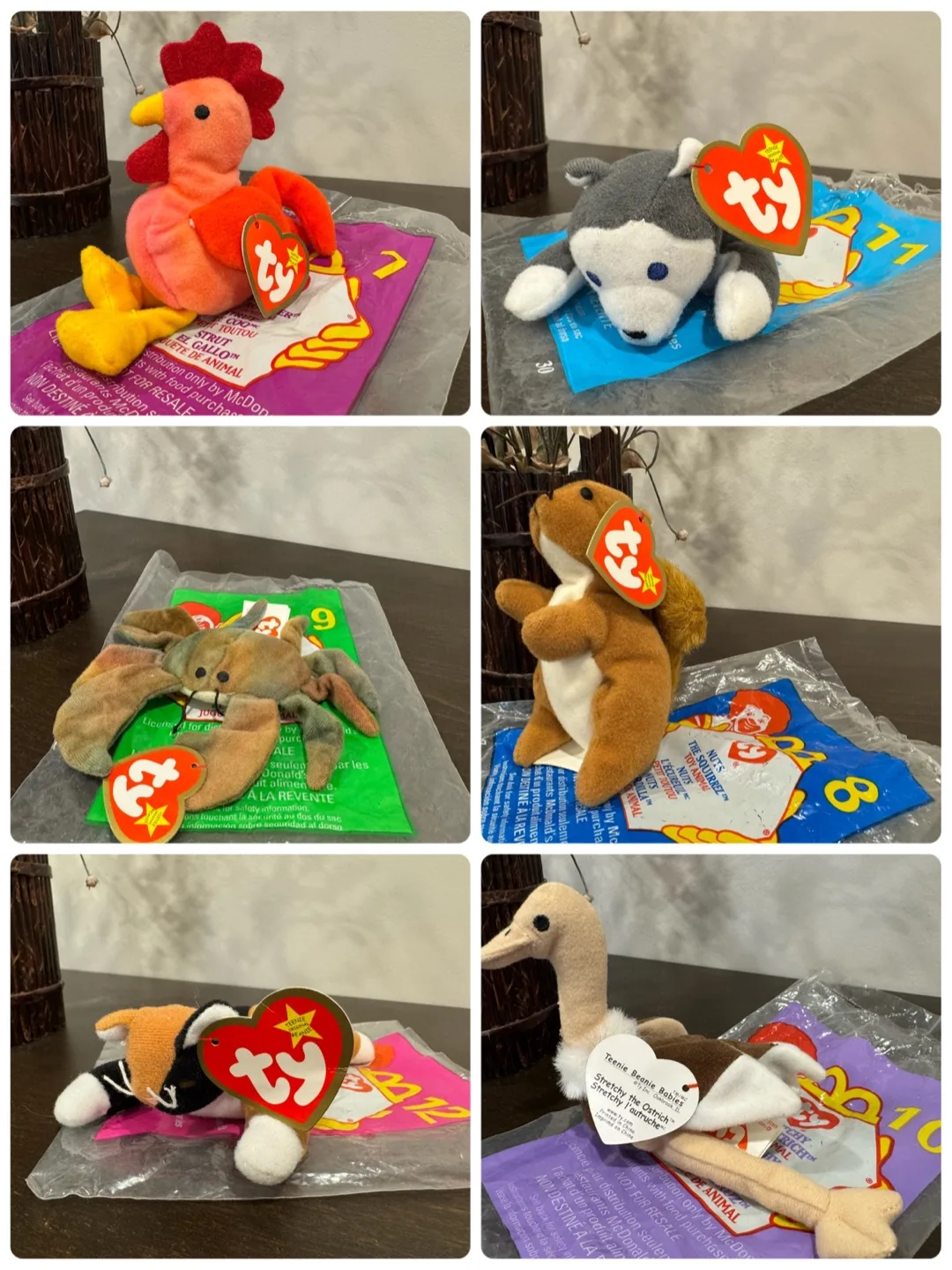 Vintage Ty Teenie Beanies - McDonalds 1993 image indicator(2)