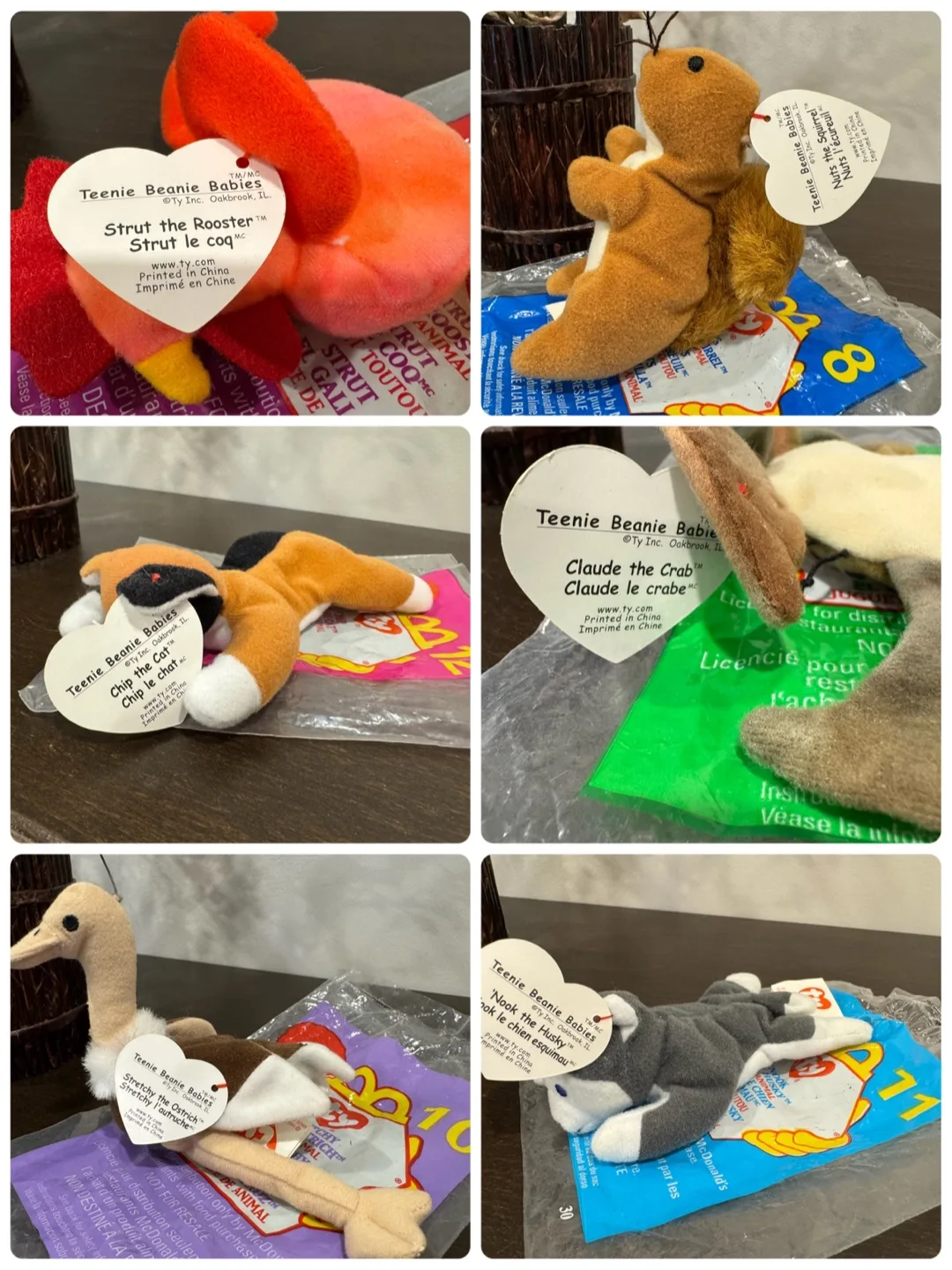 Vintage Ty Teenie Beanies - McDonalds 1993 image indicator(4)