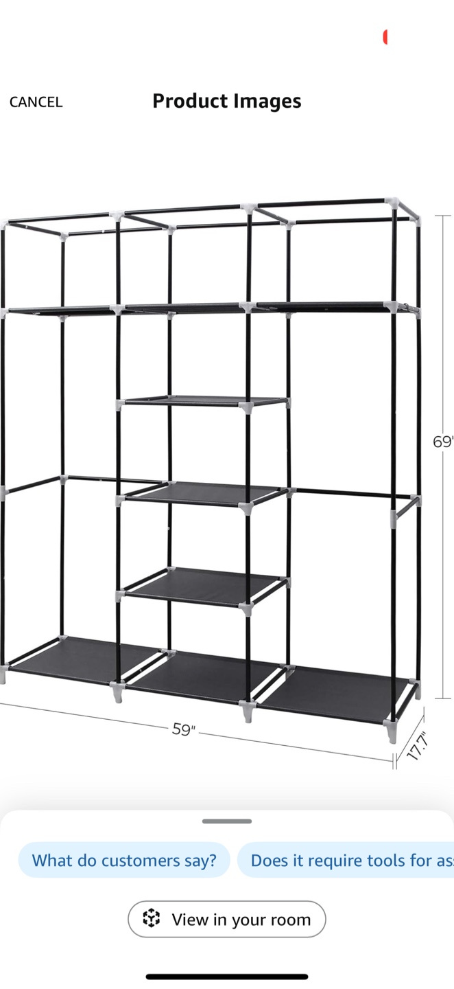 Portable Clothes closet/wadrobe - photo 2