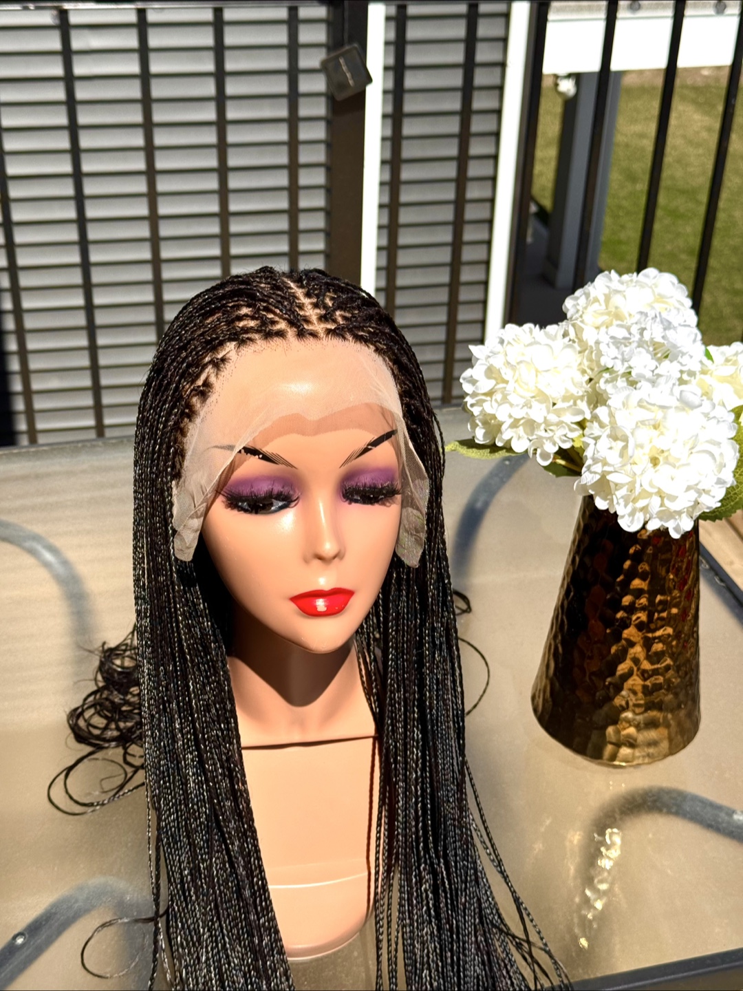 Long Braided Lace Front Wig - Two Colour Options - photo 2