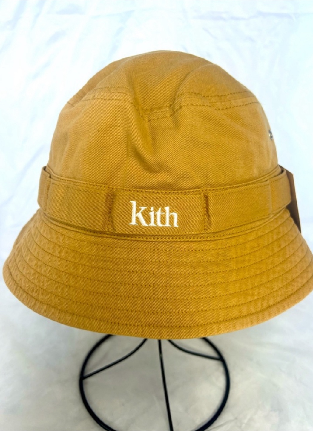 Kith Washed Classic Serif Bucket Hat - Tuscan