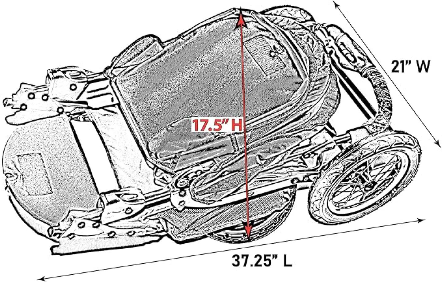 Pet Gear No-Zip NV Pet Stroller - Gently Used image indicator(6)