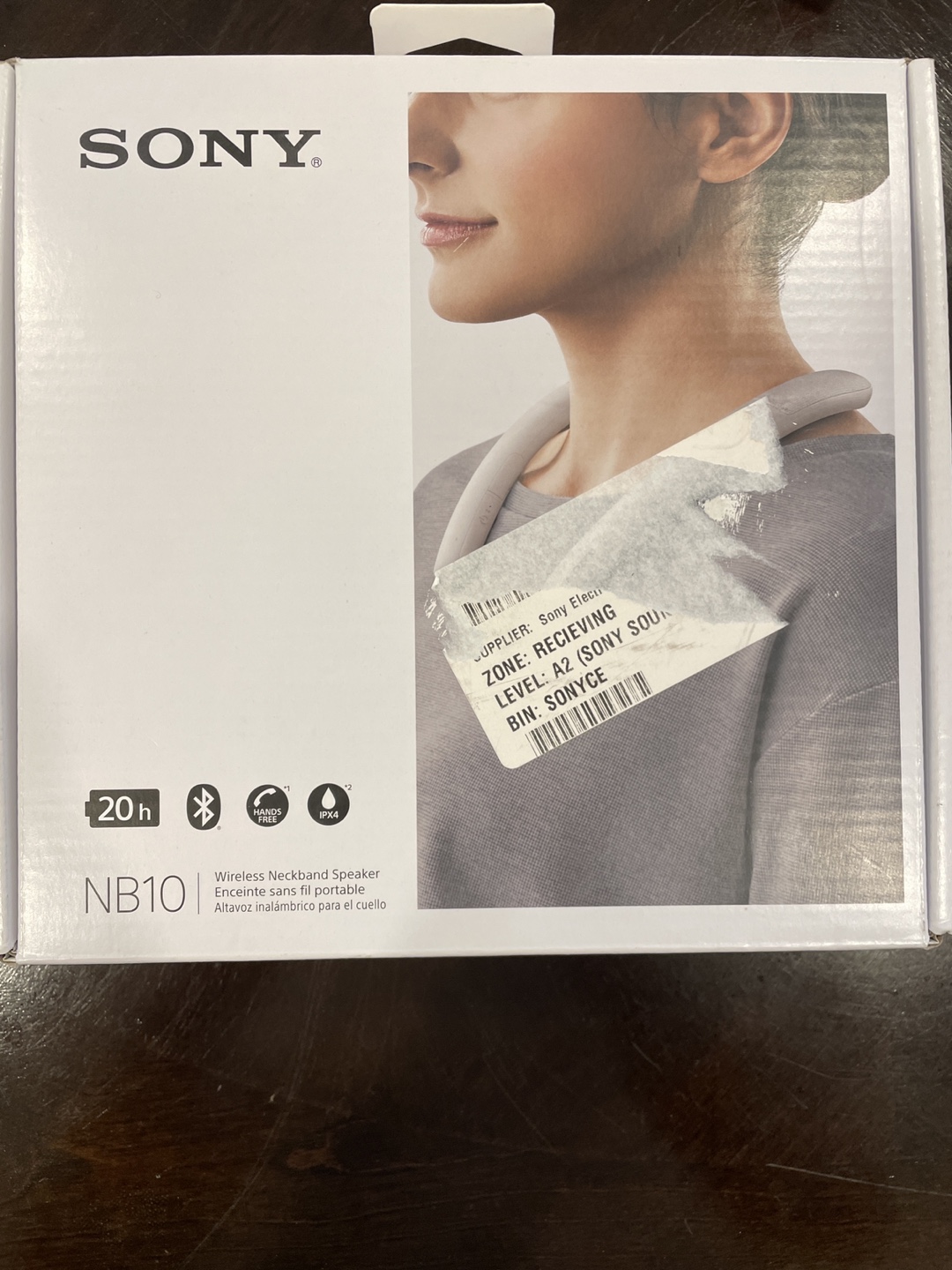 Sony SRS-NB10 Wireless Neckband Speaker - White