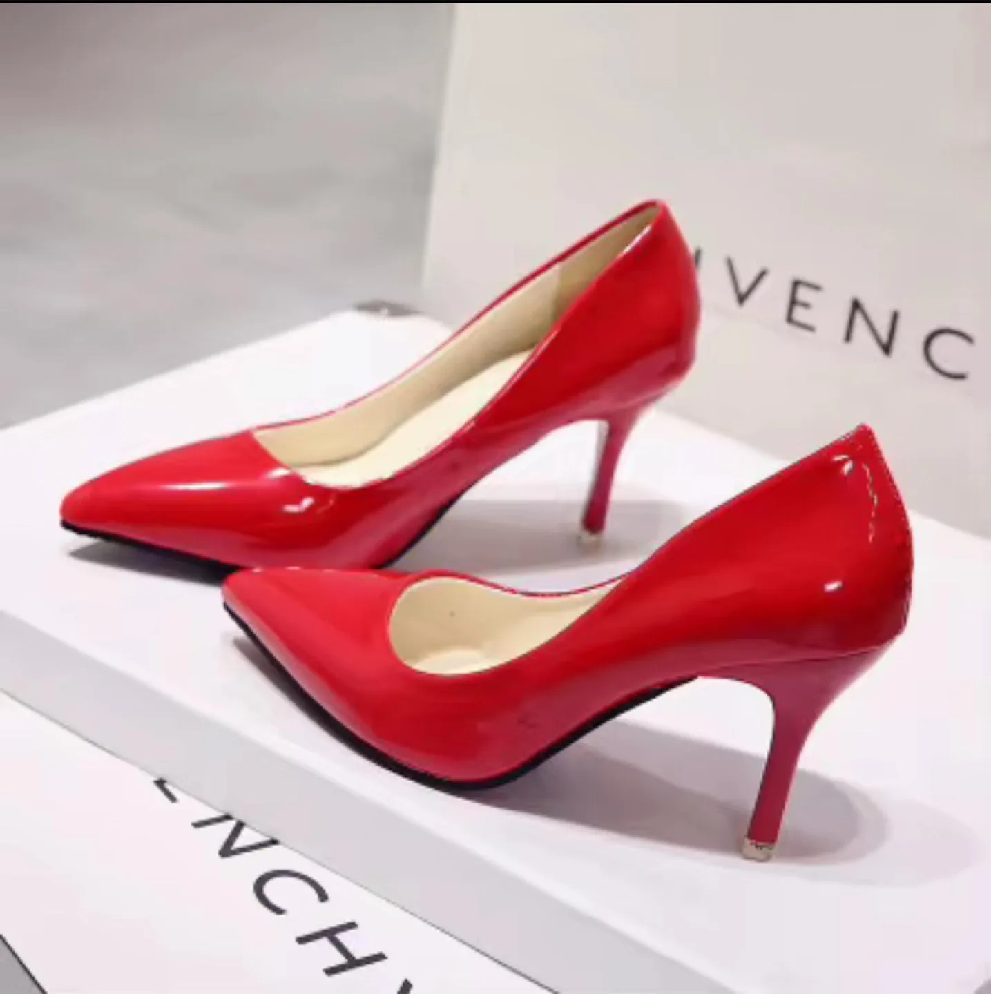 Patent Leather Pointed-Toe Stilettos - Multiple Colors image indicator(4)