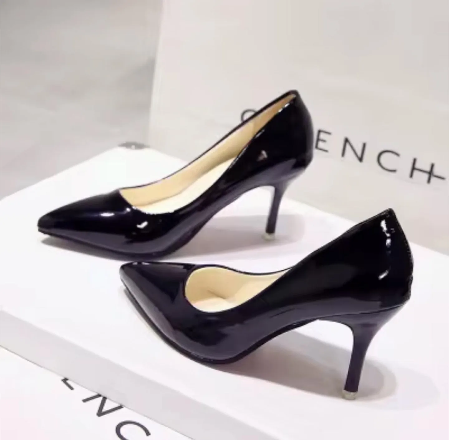 Patent Leather Pointed-Toe Stilettos - Multiple Colors image indicator(3)