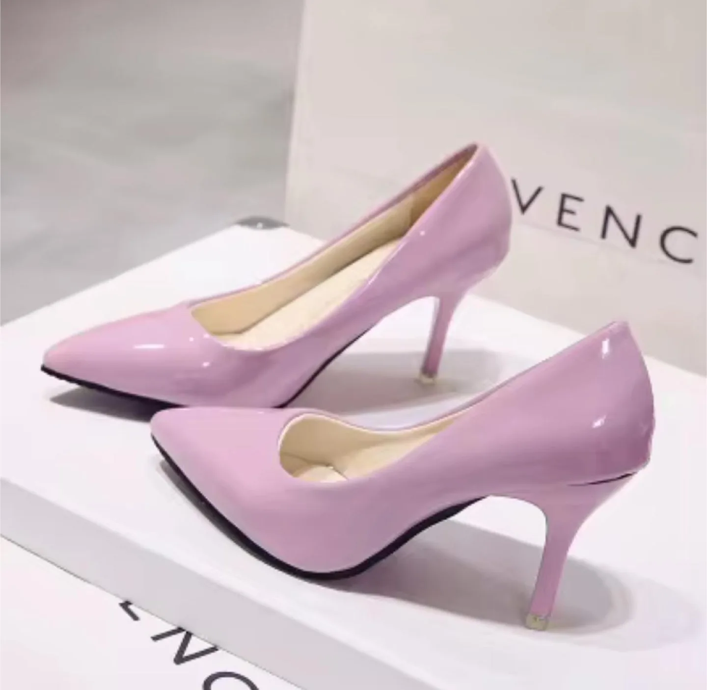 Patent Leather Pointed-Toe Stilettos - Multiple Colors image indicator(6)