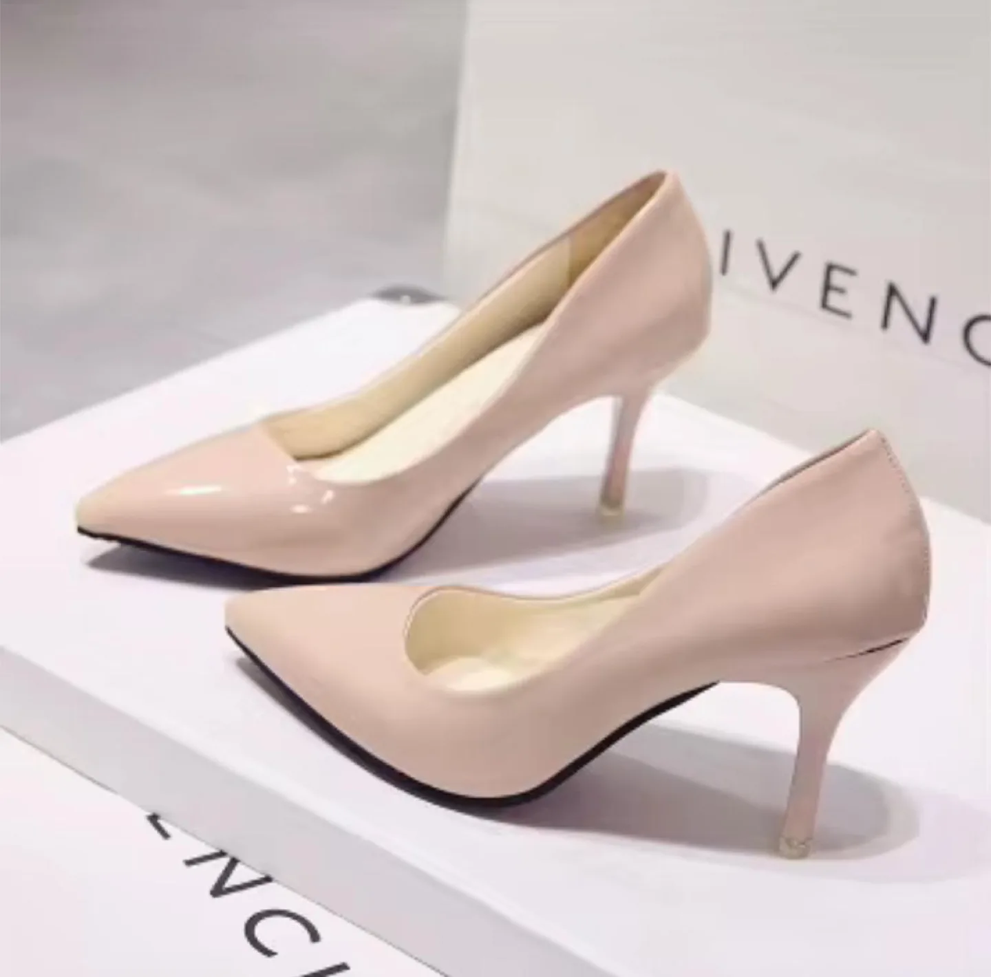 Patent Leather Pointed-Toe Stilettos - Multiple Colors image indicator(7)