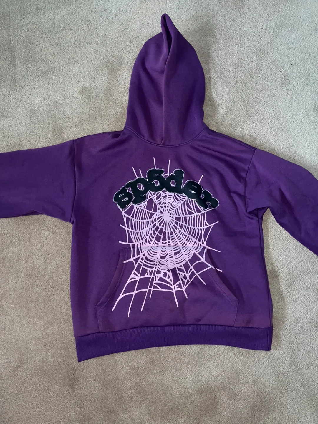 Sp5der Web Hoodie - Purple - Size M image indicator(2)