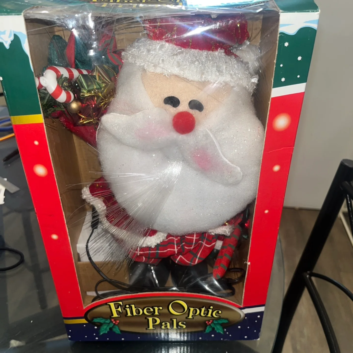 Fiber Optic Pals Santa Claus Christmas Decoration image indicator(2)