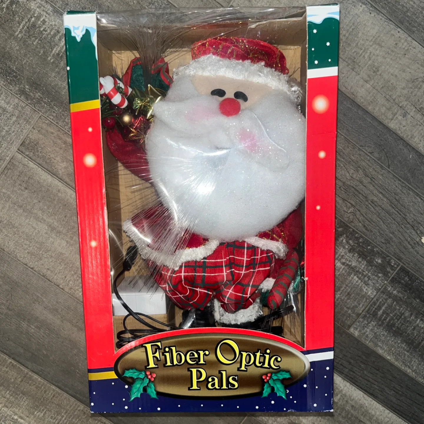 Fiber Optic Pals Santa Claus Christmas Decoration image indicator(3)