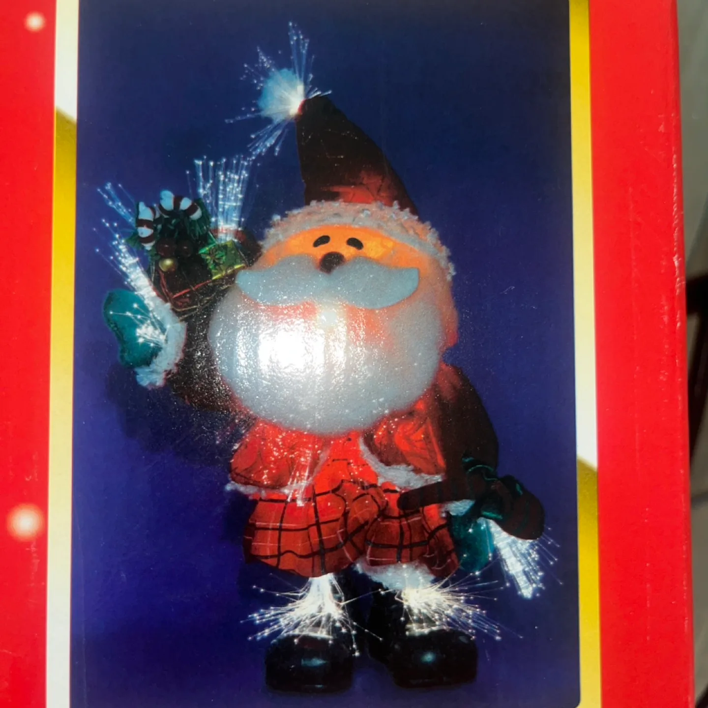 Fiber Optic Pals Santa Claus Christmas Decoration image indicator(6)