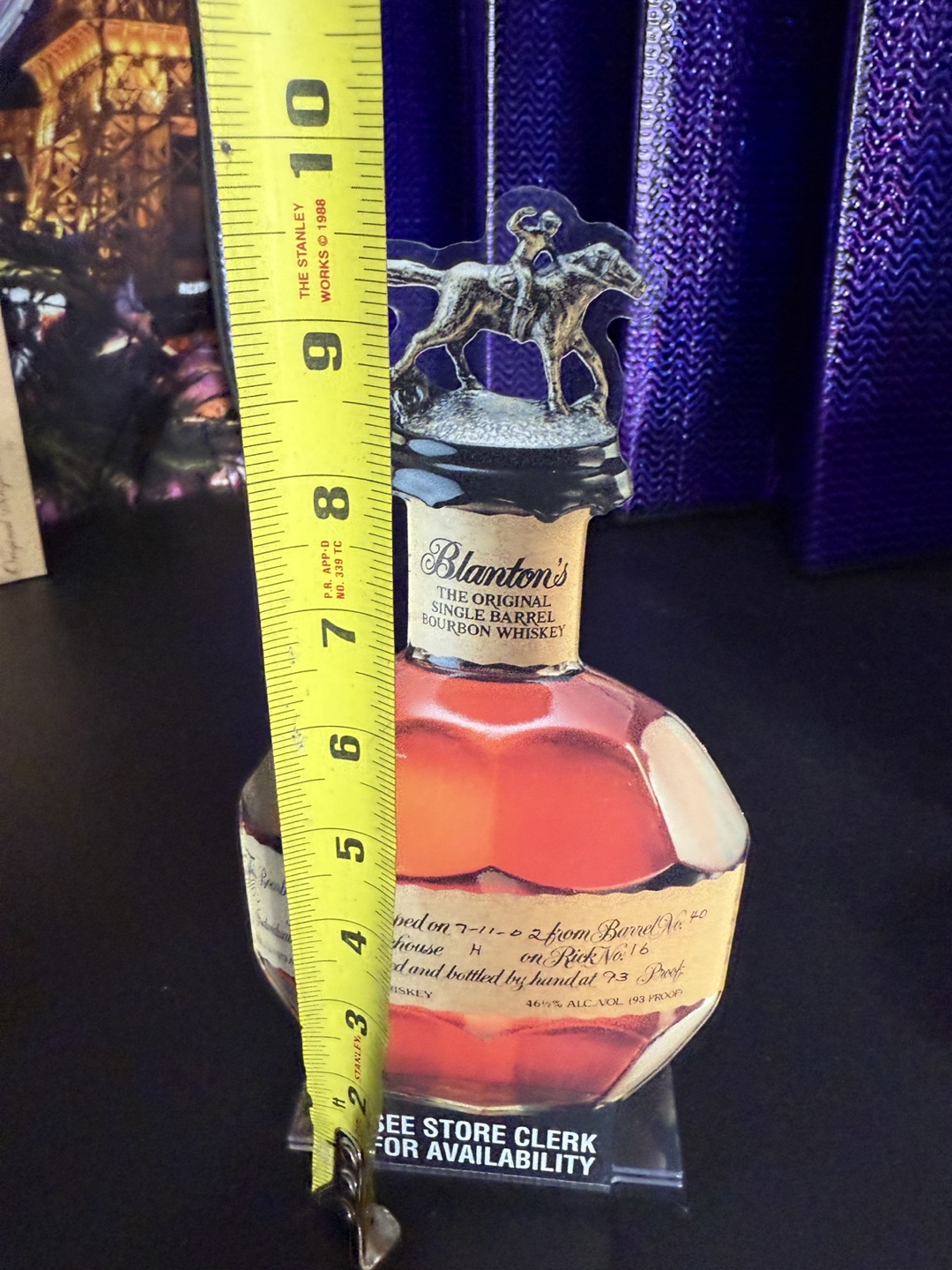 Blanton's Bourbon Whiskey Display Stand - photo 3