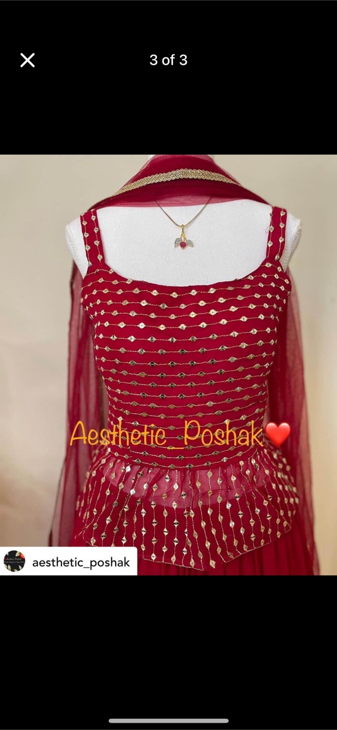 Gorgeous Red Lehenga Choli - photo 2