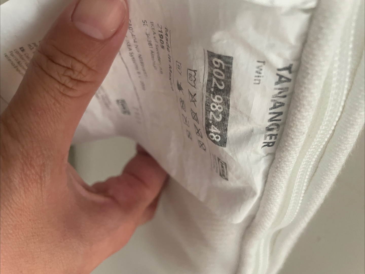 IKEA Tannanger Twin Mattress topper - photo 2