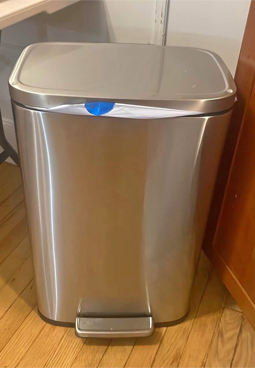 Stainless Steel Step Trash Can