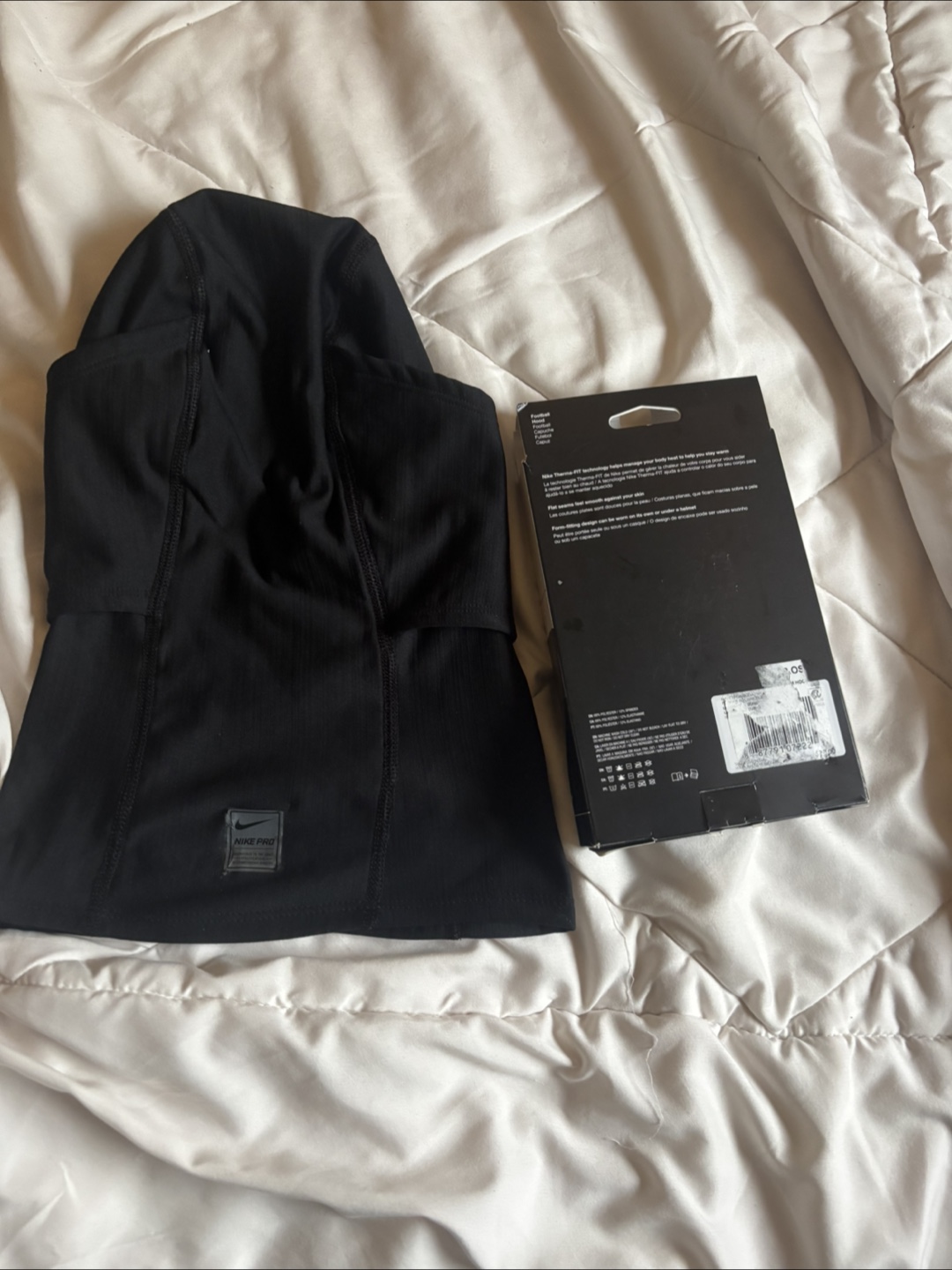 Nike Pro Hyperwarm Hood - Black - Size M/L - photo 2