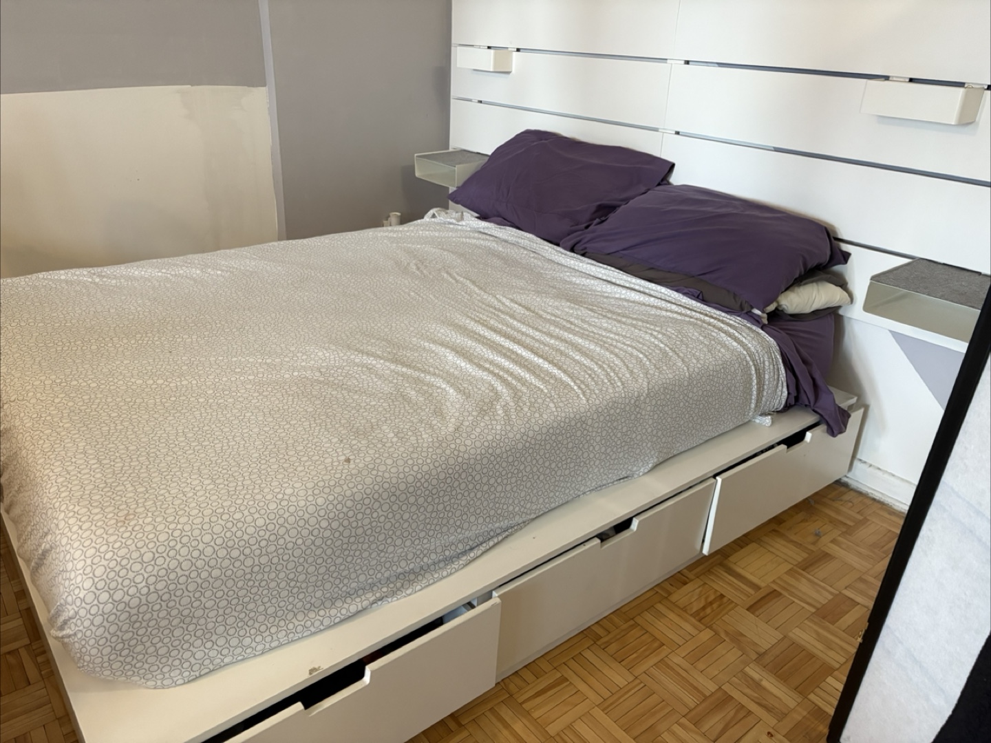 IKEA Queen Bed Frame/Juno Mattress