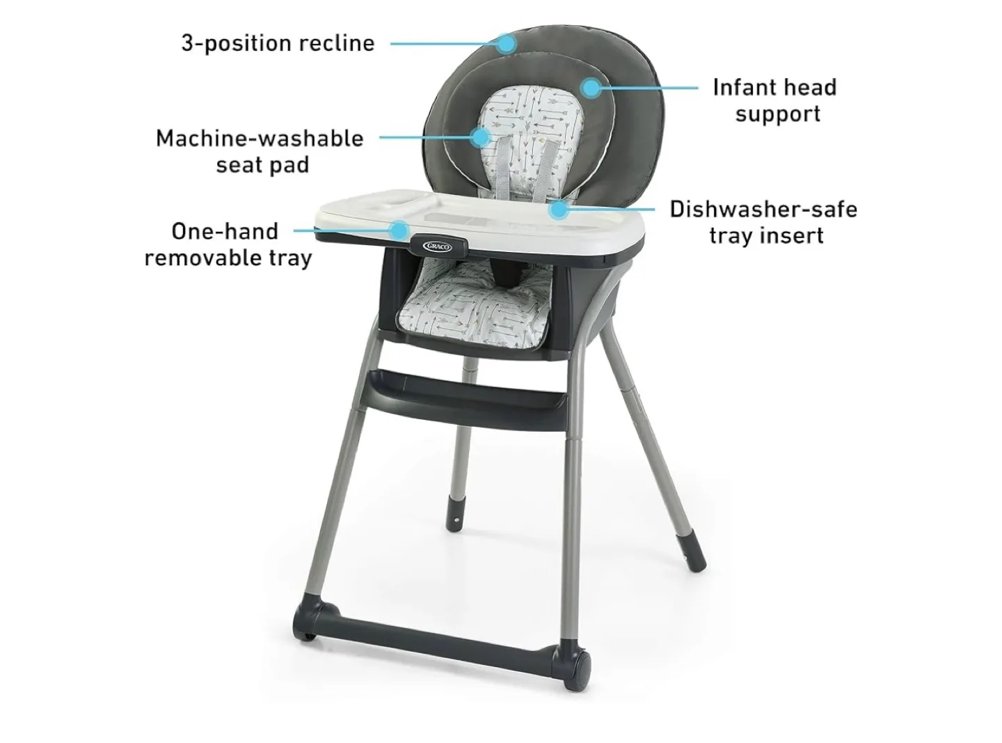 Graco Highchair - Black and White image indicator(9)