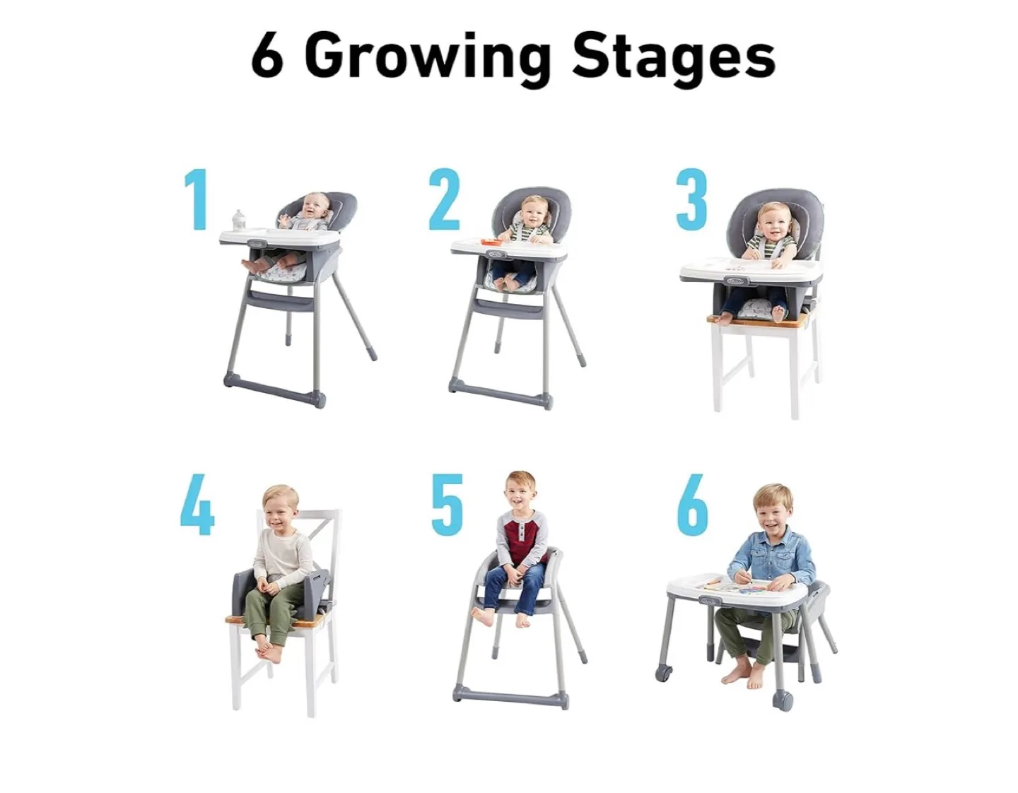 Graco Highchair - Black and White image indicator(10)