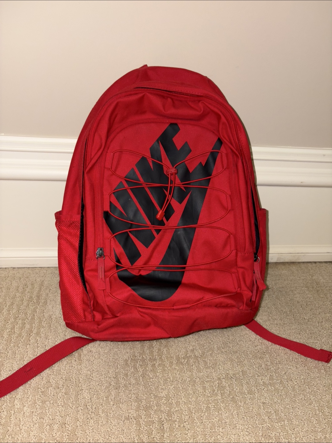 Fire Red Nike Backpack