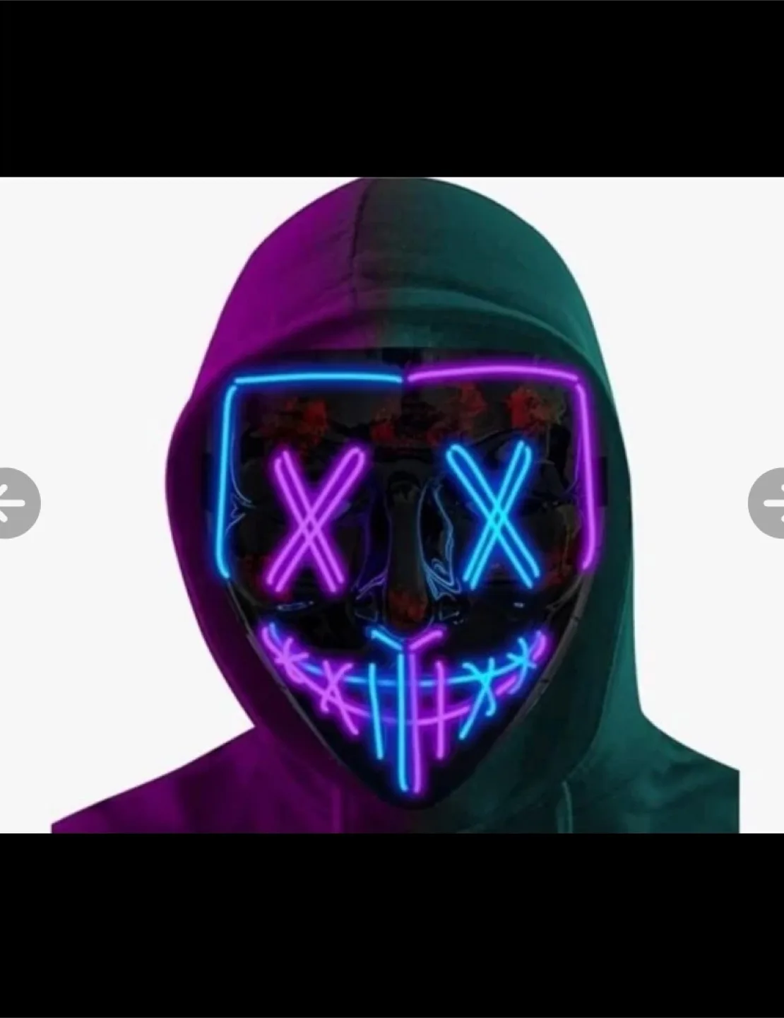 LED Purge Mask Halloween Costume Accessory thumbnail