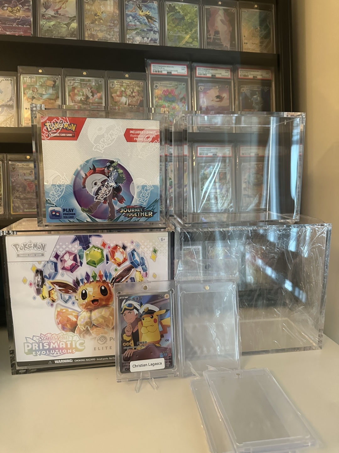 Acrylic Cases - Pokemon ETB, Booster Box and One Touch for Cards