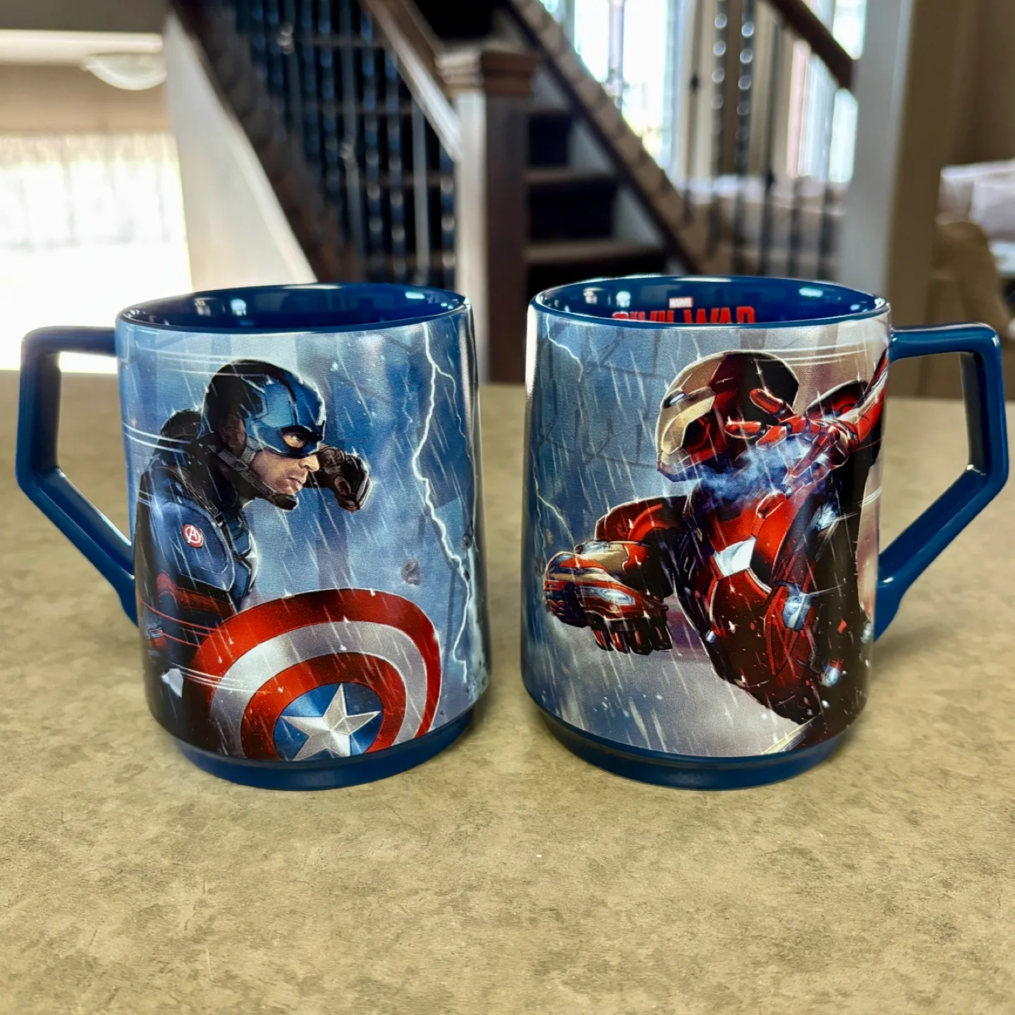 Captain America vs Iron Man Civil War Mugs (Set of 2) thumbnail