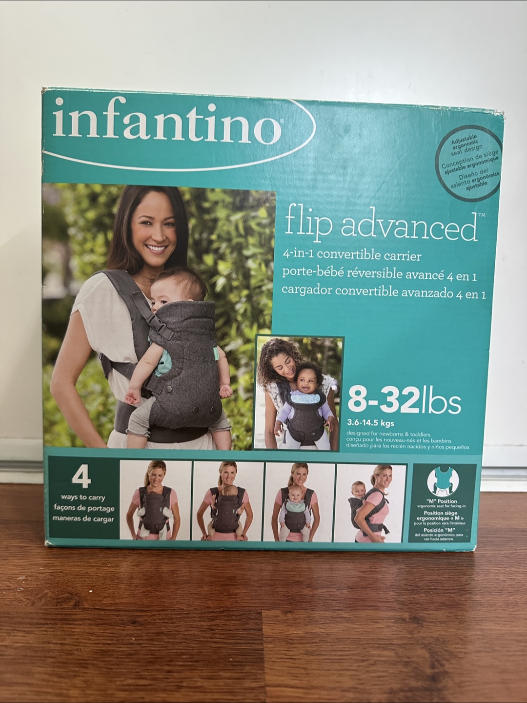 Infantino Flip Advanced 4-in-1 Convertible Baby Carrier