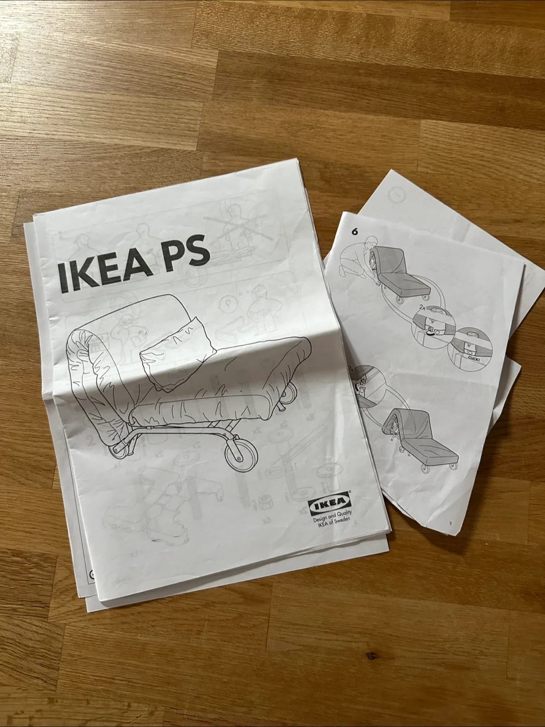 Pair of IKEA PS 2014 Foldable Chairs/Beds image indicator(4)