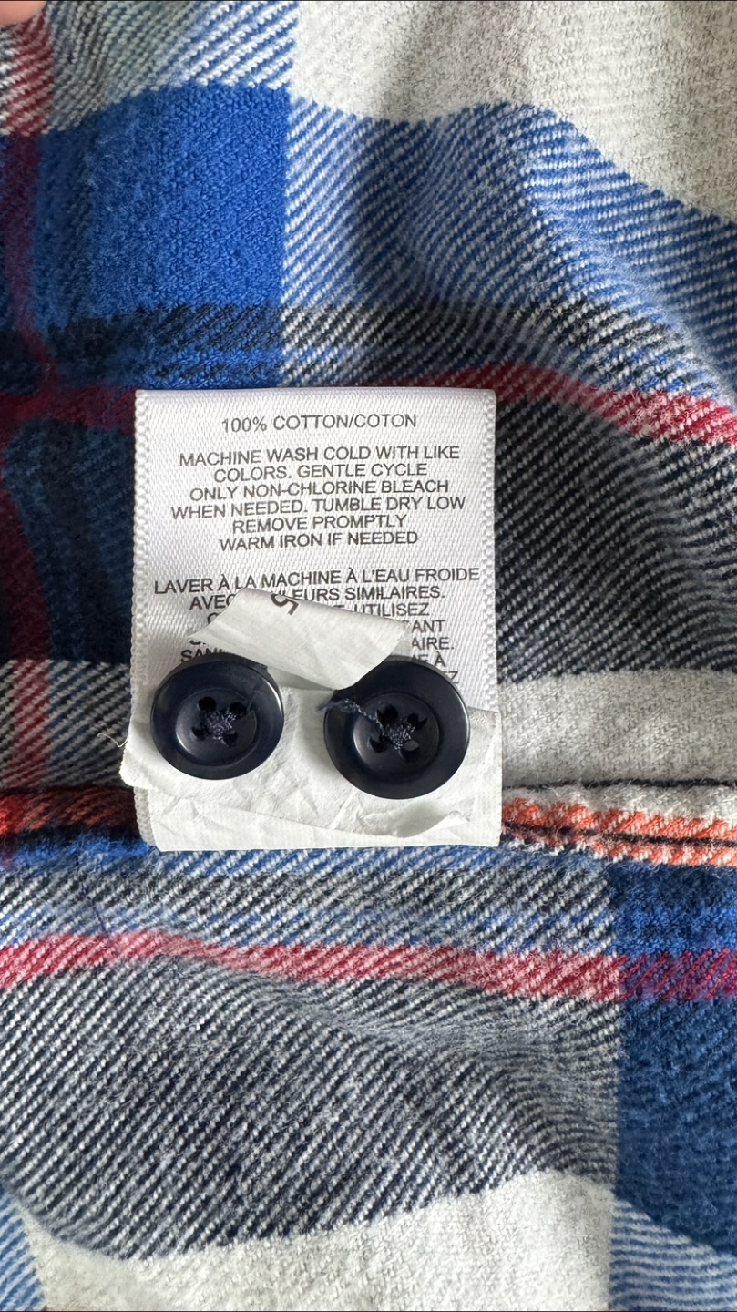 🥕 Express Men's Flannel Shirt - XS/TP - photo 5