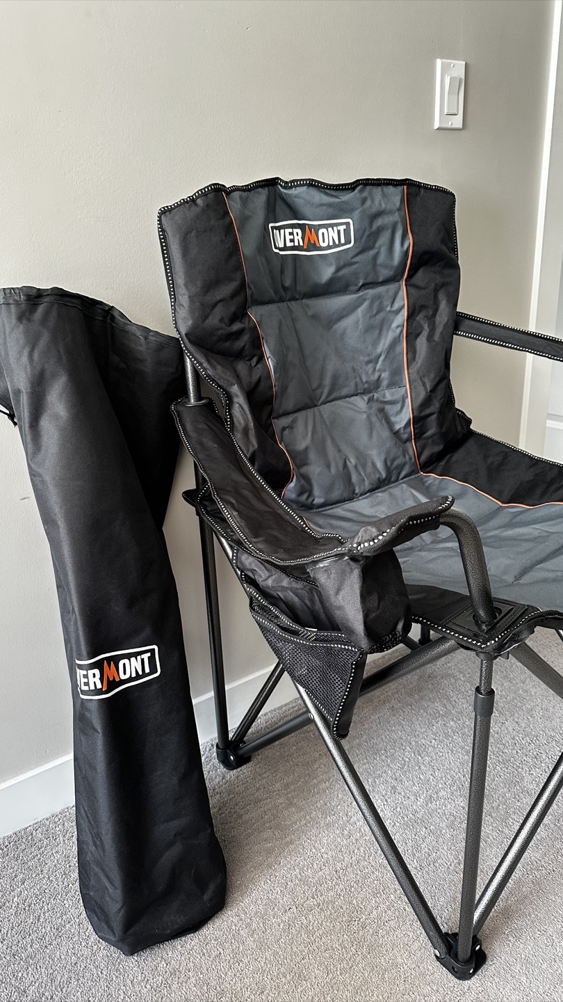 Overmont Portable Folding Camping Chair with Carry Bag - photo 3