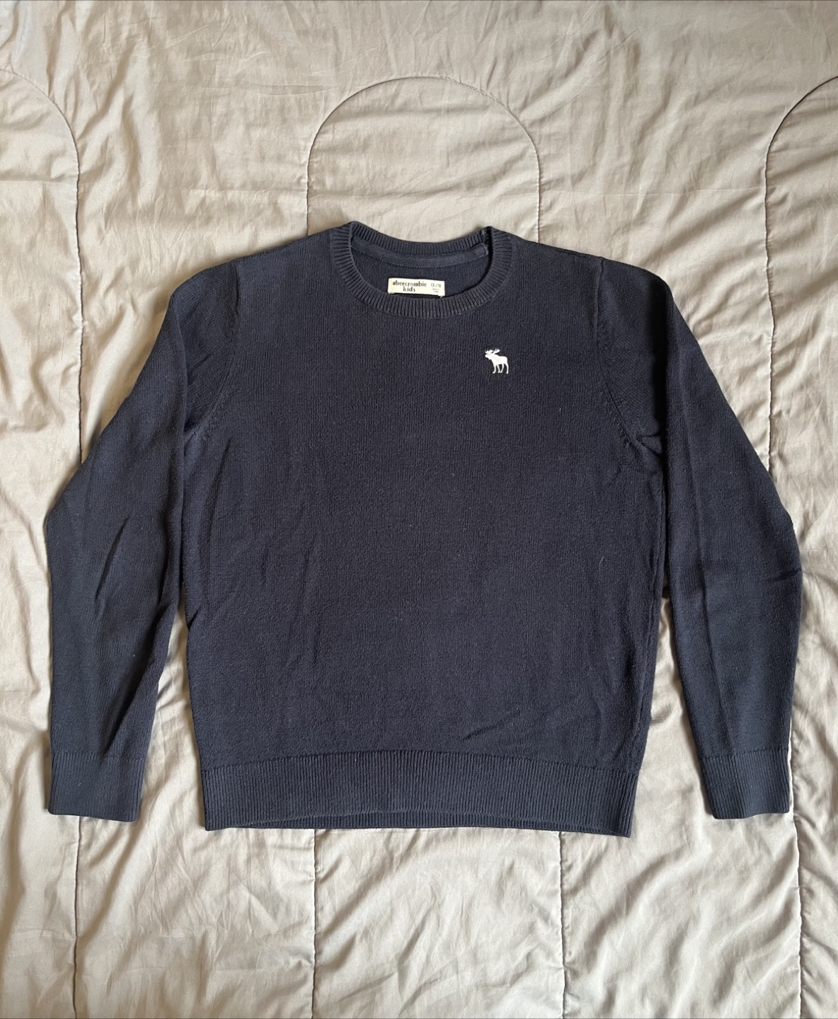 Abercrombie Kids Boys' Size 13/14 Dark Blue Sweater