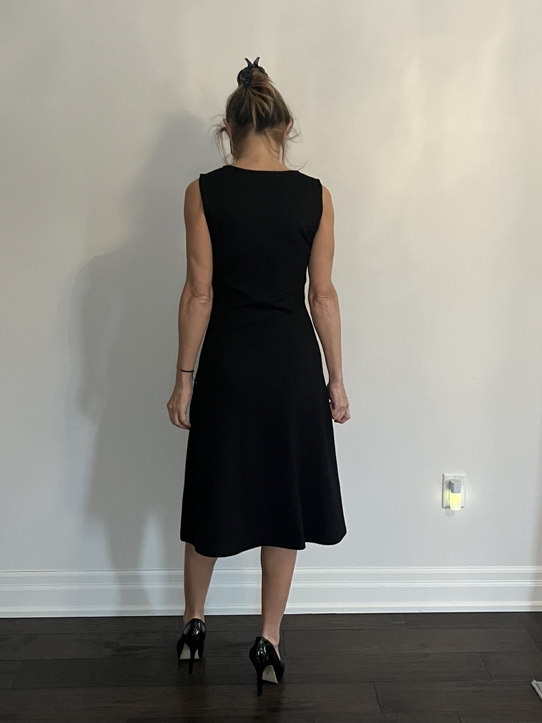 Black Studded Midi Dress - photo 3