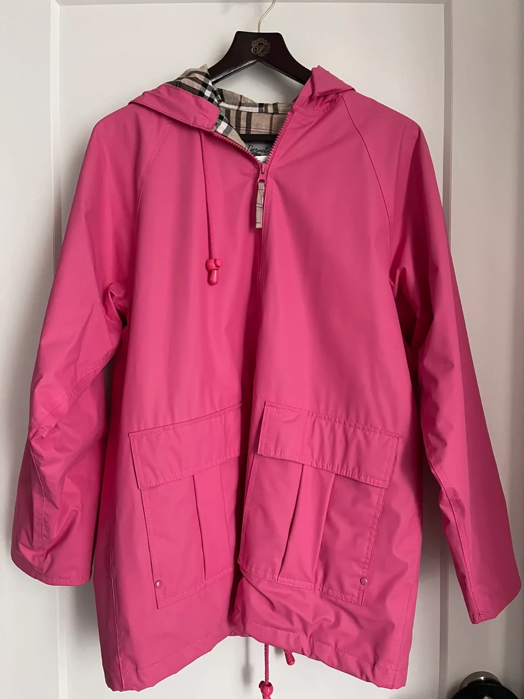 Pink Thermal-Sticks Raincoat Size Small thumbnail