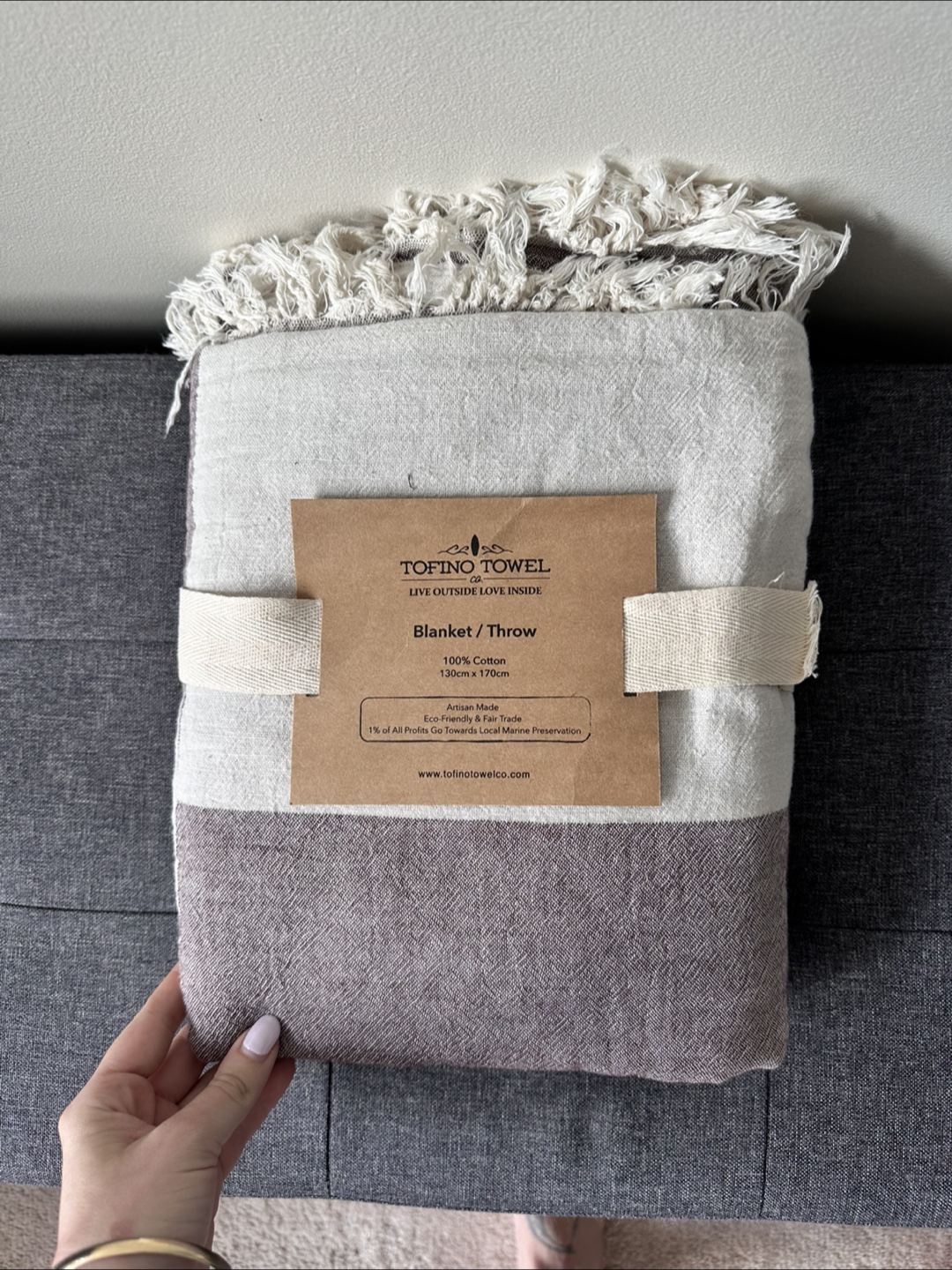 Tofino Towel Artisan Blanket/Throw - 100% Cotton