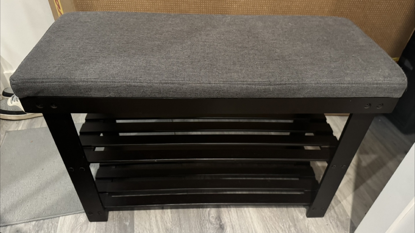 Shoe Bench with Storage - photo 2