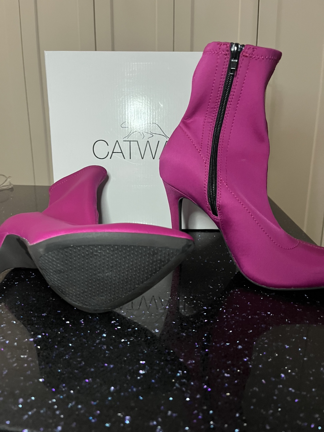 Catwalk Women's Pink Sock Boots - photo 2