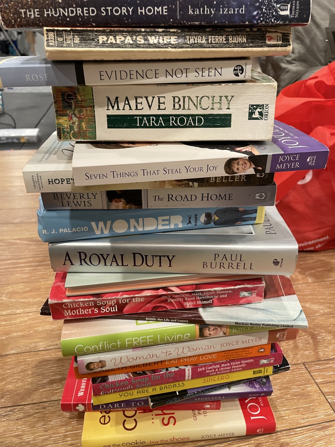 Stack of Pre-Loved Books