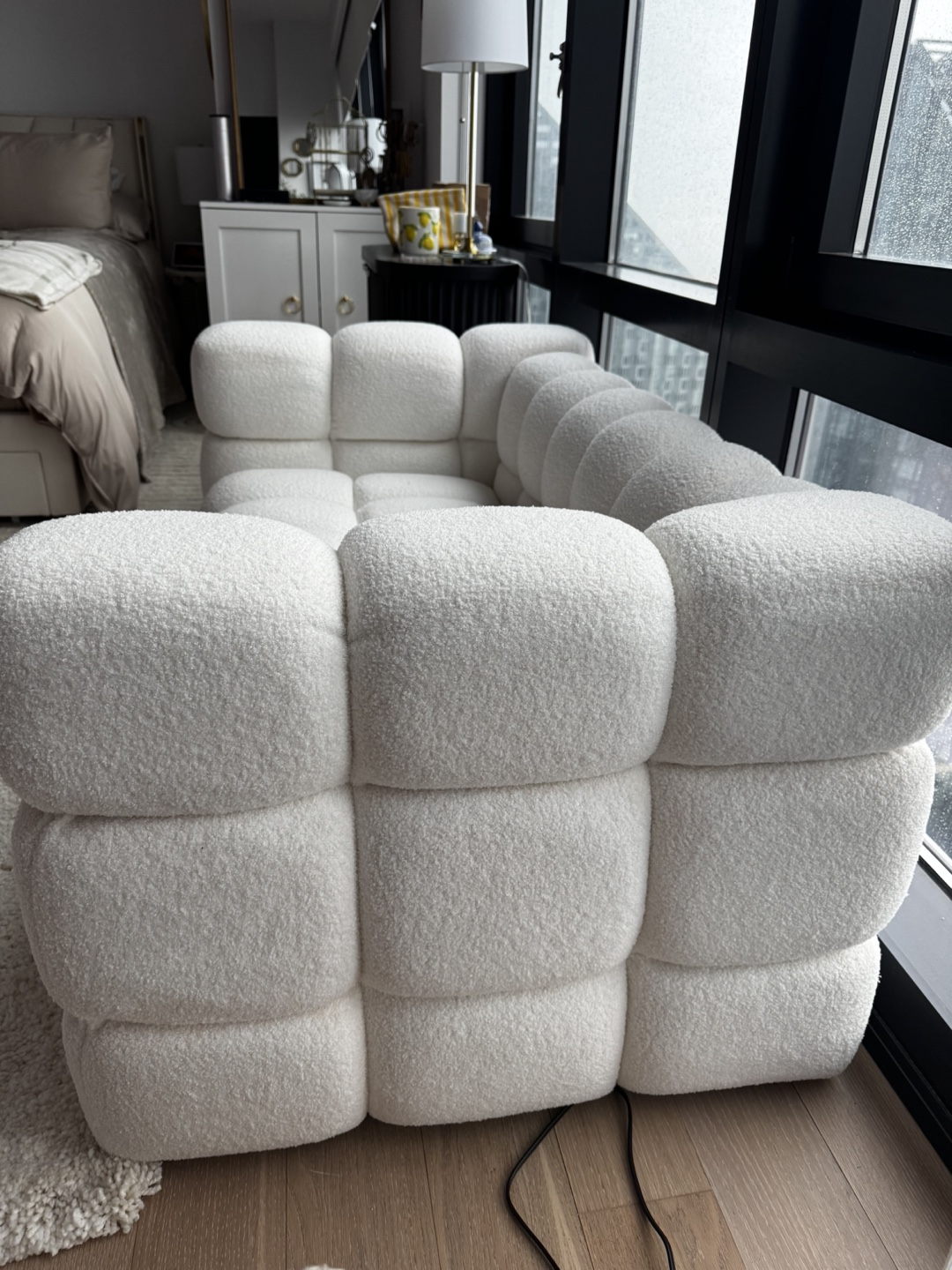 Cloud-like White Sofa - photo 3