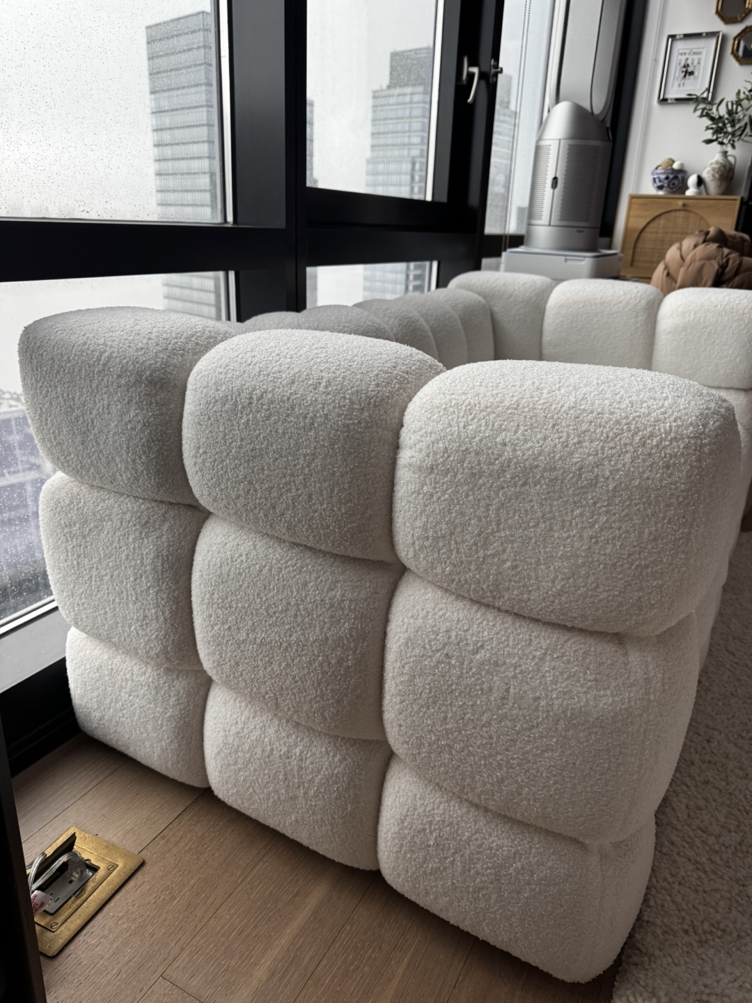Cloud-like White Sofa - photo 2