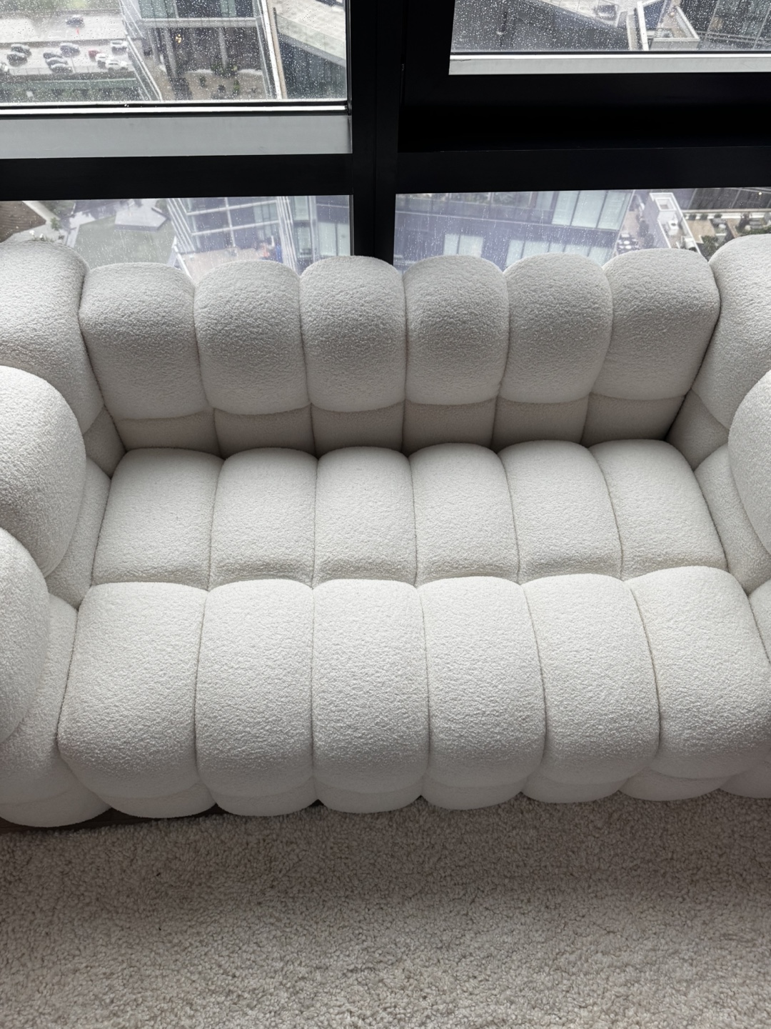 Cloud-like White Sofa - photo 4
