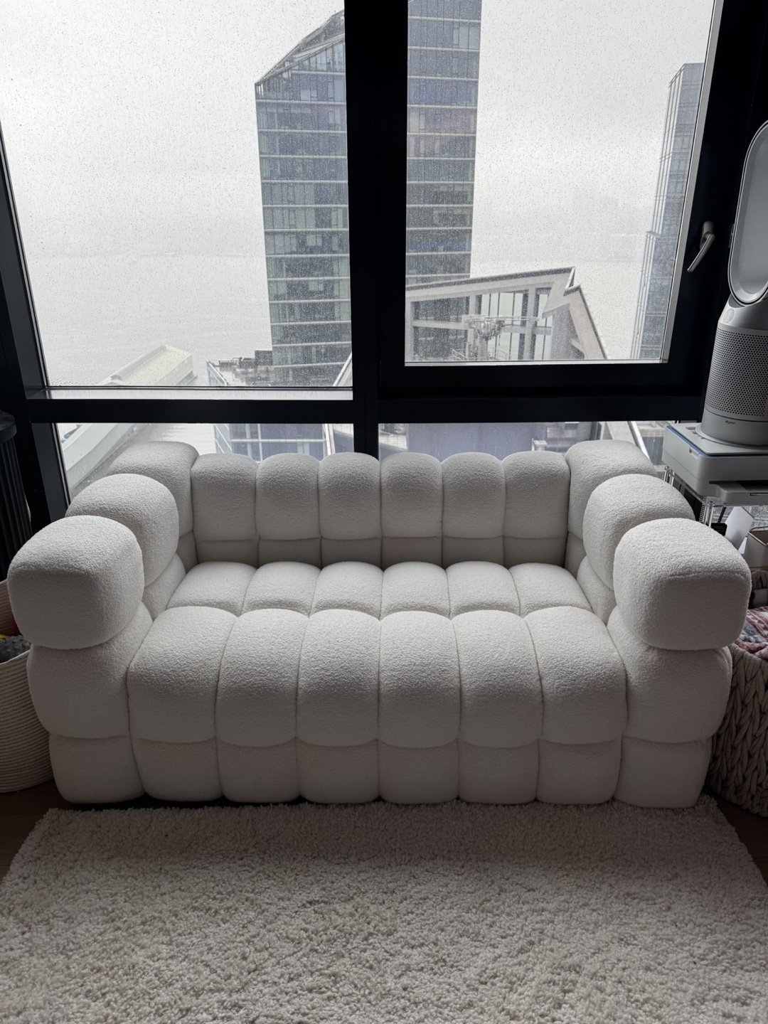 Cloud-like White Sofa
