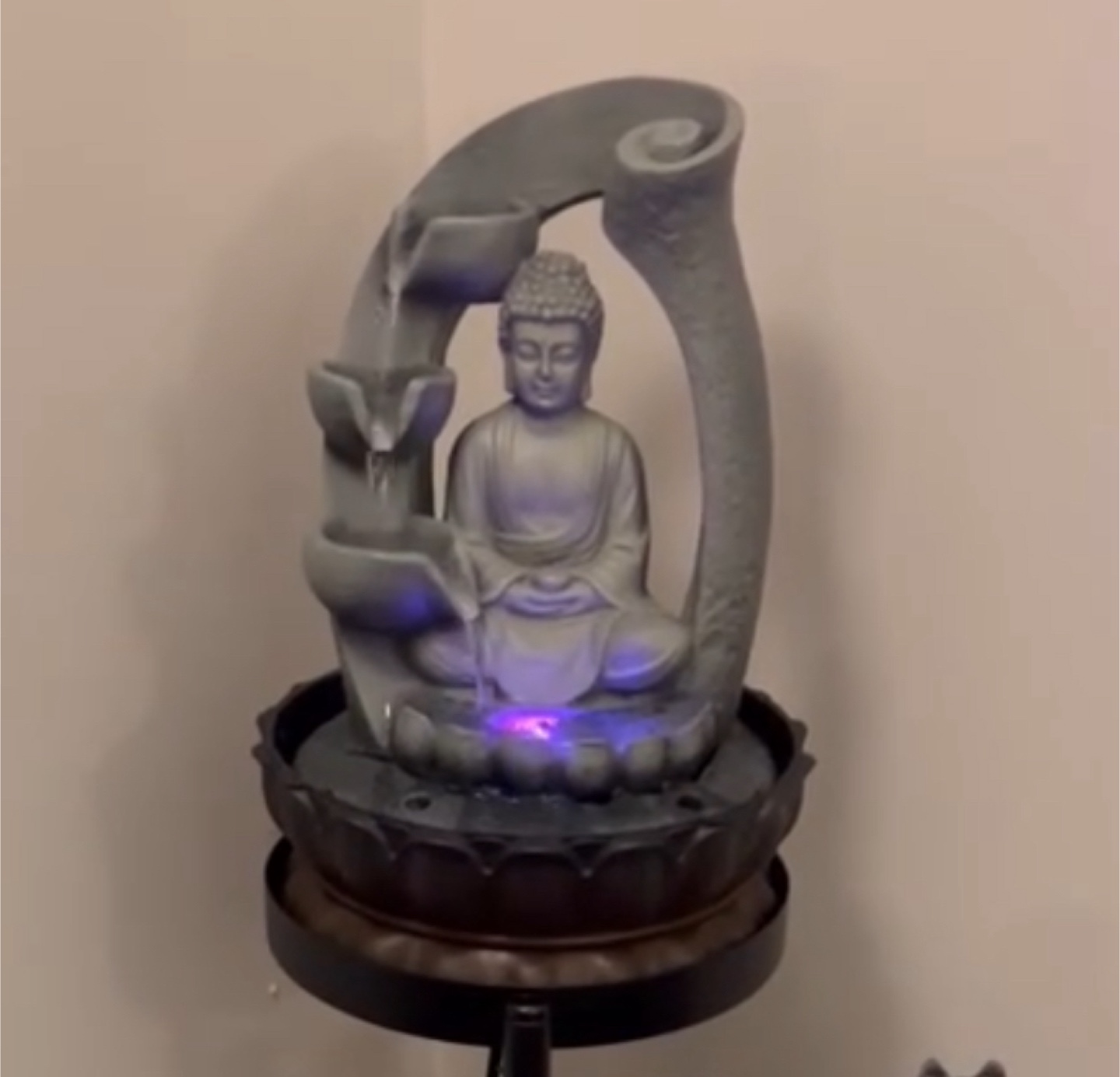 Serene Buddha Water Fountain