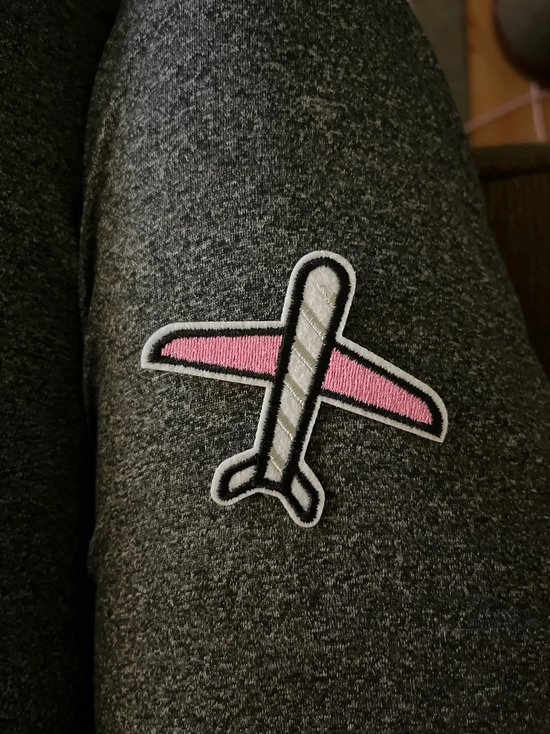 Cute Pink Airplane Patch thumbnail