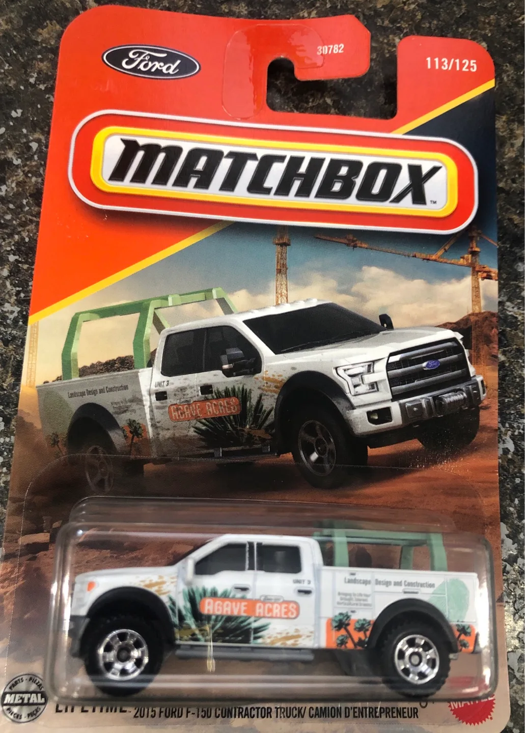Matchbox 2015 Ford F-150 Contractor Truck - Agave Acres thumbnail