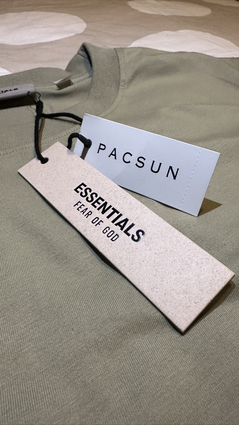 Fear of God Essentials T-Shirt - Sage Green - Size M