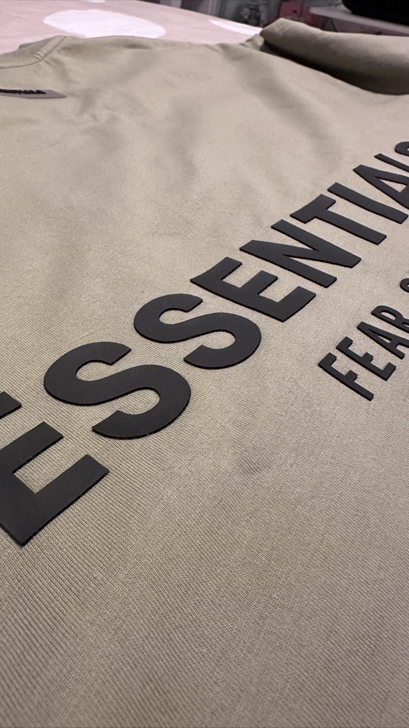 Fear of God Essentials T-Shirt - Sage Green - Size M - photo 4