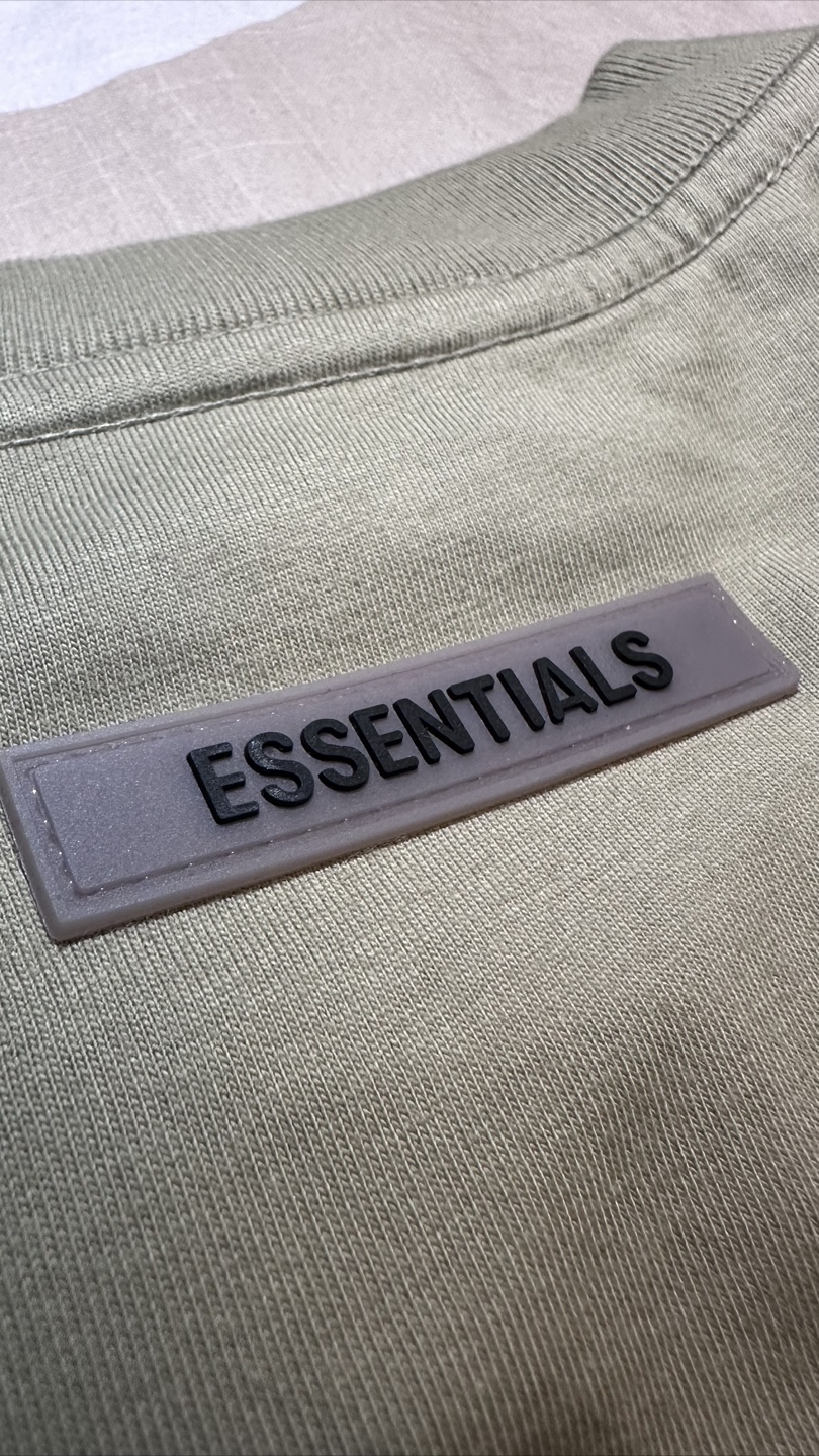 Fear of God Essentials T-Shirt - Sage Green - Size M - photo 5