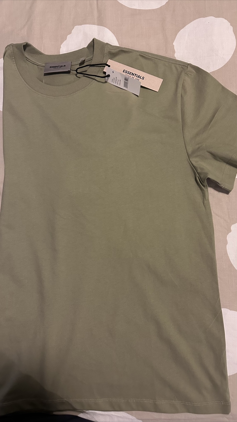 Fear of God Essentials T-Shirt - Sage Green - Size M - photo 3